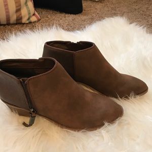 Brown booties